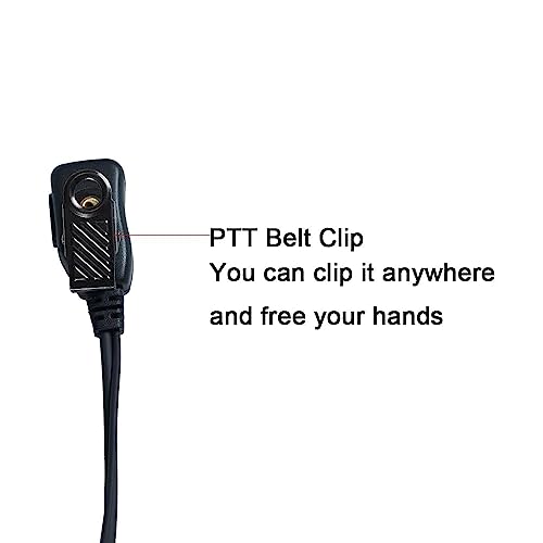 Auriculares Walkie Talkie tipo G con micro PTT para Motorola CP200 CP185 BPR40, pack de 10 4
