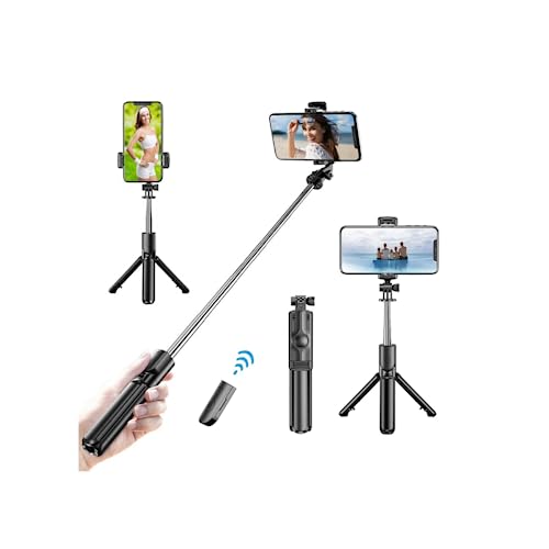Bastão Pau De Selfie E Tripe Bluetooth com Luz Led Para Celular E Câmera MIURI