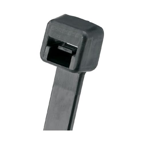 Panduit PLT4I-C0 Pan-Ty Locking Tie, Intermediate, 14.5-Inch Length, Weather Resistant Nylon 6.6, Black (100-Pack)