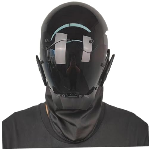 Masque futuriste cyber techwear idéal pour festival de musique et Halloween