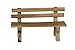 ZICOM Krippenzubehör Holzbank 9x4x5cm Holz – Authentische Miniatur-Holzbank für Krippen