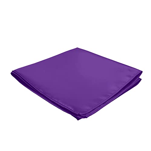 Image of Jacob Alexander Men's Pocket Square Solid Color Handkerchief