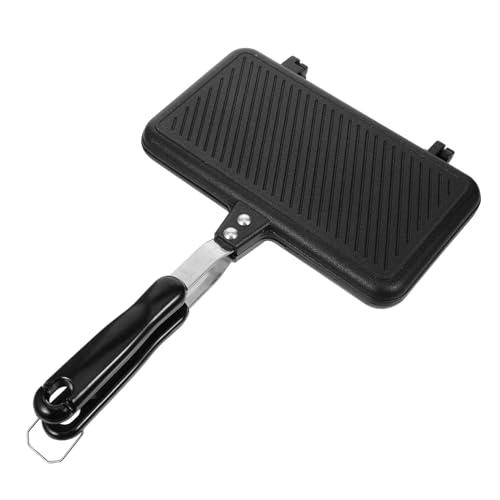 JECOMPRIS Sandwich Toaster Double Sided Non Stick Baking Pan Breakfast Machine for Waffles Toast and Snacks Versatile Cooking Tool for Home and Commercial Use