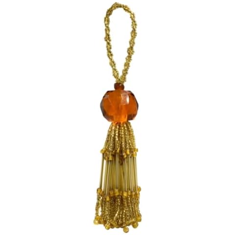 DecoPro Dark Amber Gold Key Tassel Cover