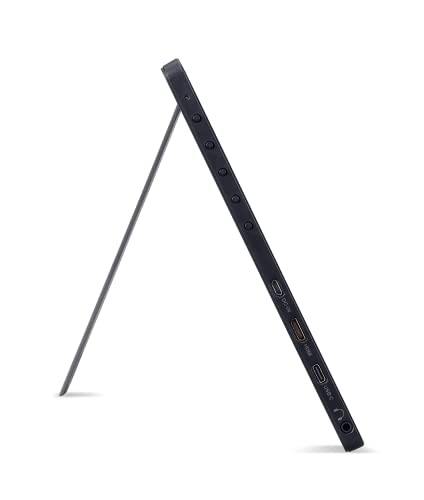Image of acer PM141Q biux 13.3 inch Full HD (1920 x 1080) IPS Portable Monitor Ultra Slim Portable Design 1 x USB 3.1 Type-C Port & 1 x Mini HDMI (USB Type-C and Mini HDMI Cable Included),Black