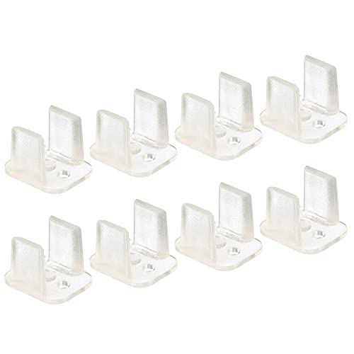 Image of MECCANIXITY LED Neon Mounting Clips Holder Mounting Bracket Support Fixing Clamps Fit 8mm Silicone LED Neon Strip Lighting, Pack of 40