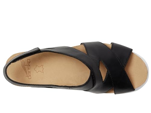 Image of Dansko Shyla Wedge Sandal for Women - Cork /EVA Wedge with Arch Support -Fully Adjustable Straps-Lightweight Rubber Outsole