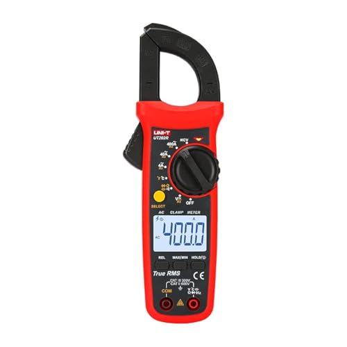 Image of UNI-T Uni-Trend Multimeter clamp Meter UT201R /UT202R /UT203R /UT204R /UT202F AC /DC 400 /600A Digital Ammeter clamp Meter DC AC for Measuring Ammeter Voltmeter Ohm Tester(UT202R)
