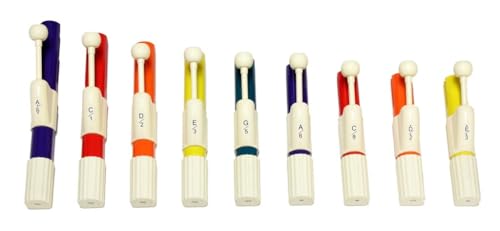 Rhythm Band Chroma-Notes 9-note Pentatonic Hand Chimes Set