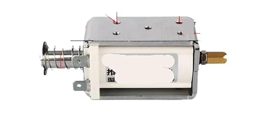 Long Stroke Push-pull Electromagnet AC and DC 12V24V220V Through The Push Rod Telescopic Power Switch Self-reset(Describe 2,DC24