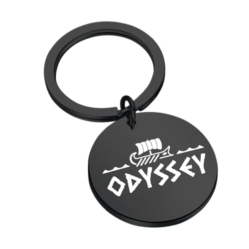 Porte-clés Odyssey en métal pour les passionnés de lecture et littérature