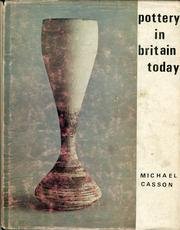 Hardcover Pottery in Britain today. Book