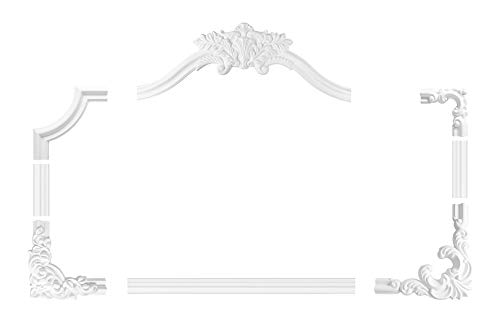 2 Meter | Wand- und Deckenumrandung | PU | Fries | stoßfest | Perfect | 43x20mm | AD301