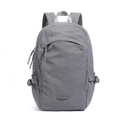 Mochila Escolar Infantil Impermeável, 20 Litros, Leve 200g, 37x25x15cm, para Crianças de 6 a 9 Anos (Cinza)