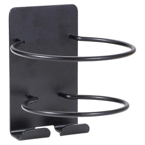 Support mural pour sèche-cheveux design durable en acier brossé - 6
