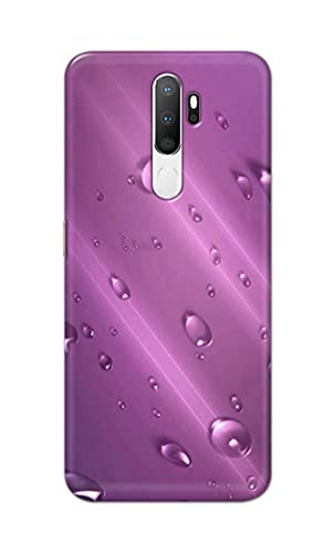 Image of PRINTFIDAA Water Bubbles in Lilac Background Printed Designer Hard Back Case Cover for Oppo A5 (2020) / Oppo A9 (2020), Oppo A11x -(SF) MVN1005