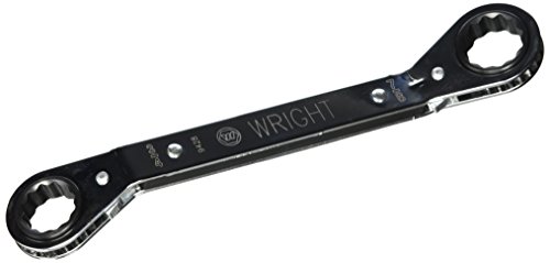 Wright Tool 9428 Nominal Size 12 Point Offset Reversible Ratcheting Box Wrench, 3/4