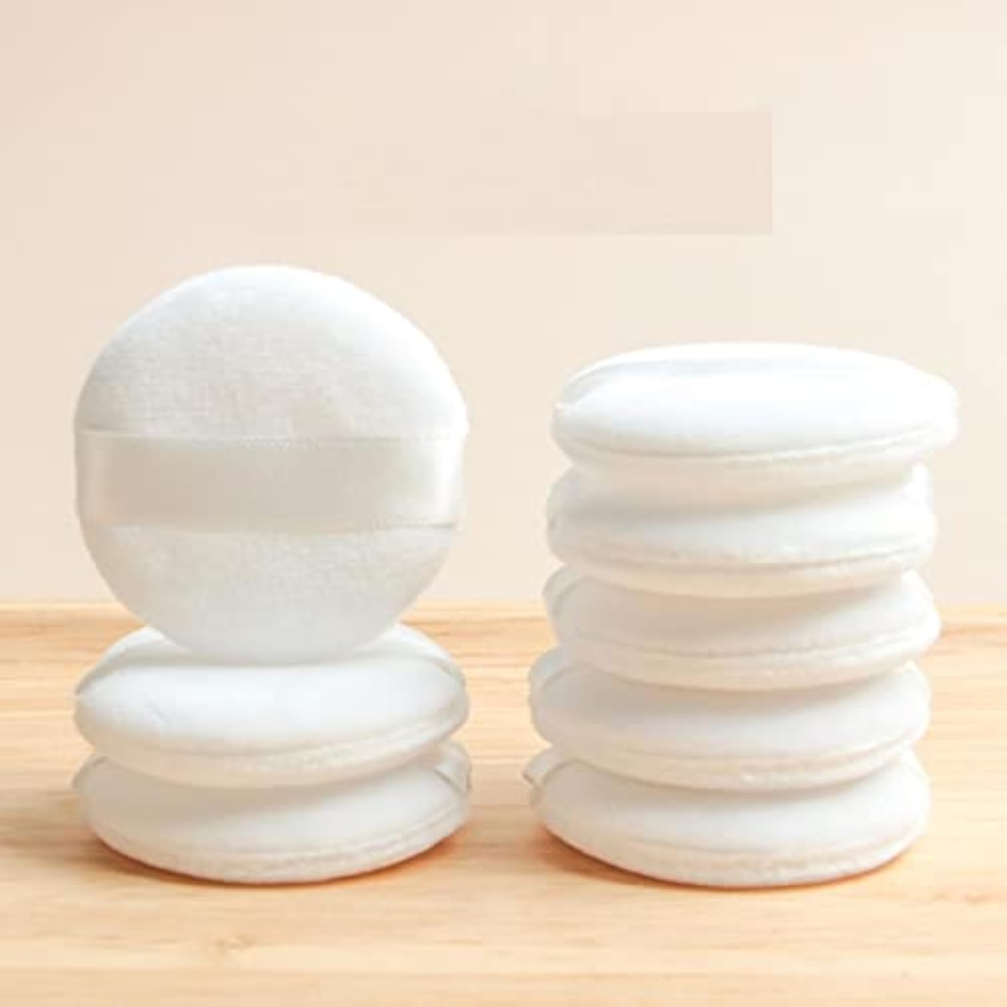 Empty Loose Powder Containers with Puff, Useful Tool, Pink