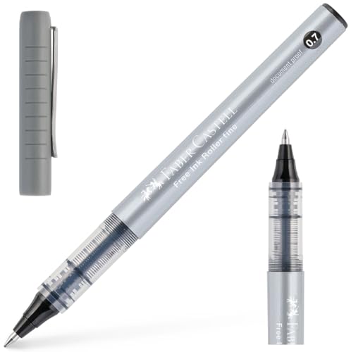 Faber-Castell Free Ink Roller Pen 0.7mm - Black