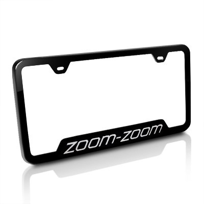 Amazon.com: Automotive Gold Laser Etched Zoom Zoom Black Cut-Out