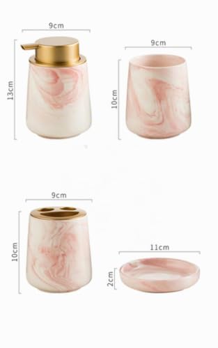 Jabonera y accesorios de baño de mármol cerámico para lavabo moderno 3