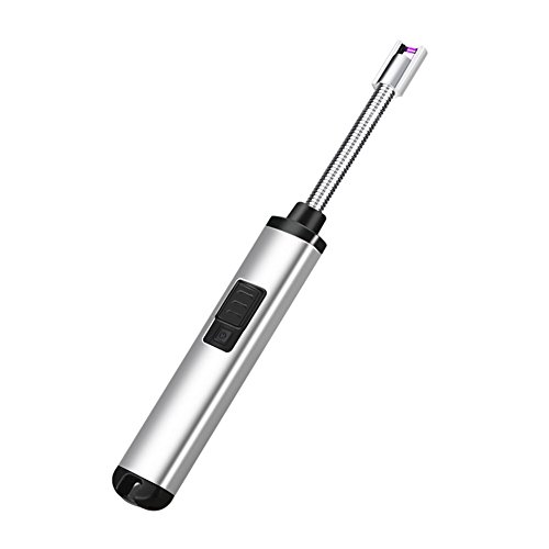 Alex Six USB Rechargeable Flameless Candle Electric ARC Lighter for Home Kitchen BBQ Camping Stove