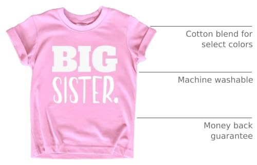 Image of Big Sister Shirt Big Sister Announcement Toddler Shirts Promoted to Girls Outfit