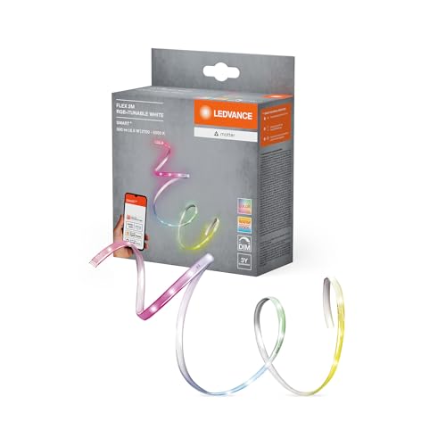 LEDVANCE SMART MATTER FLEX Strisce LED decorative ed espandibili con tecnologia Matter, EXT RGBTW, colorate e bianche, dimmerabili, 2 m, sorgenti luminose non sostituibili