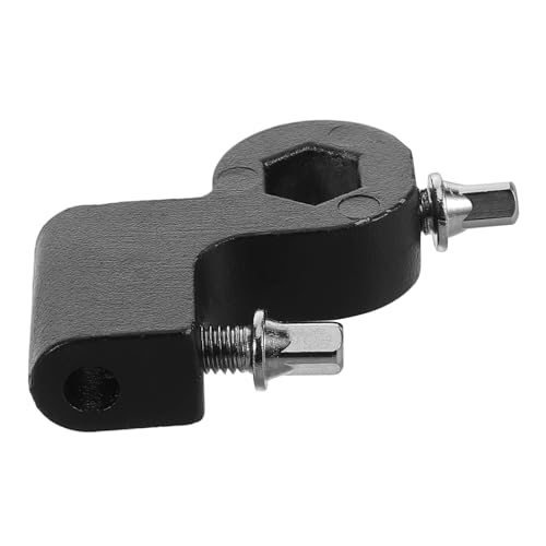 TOYANDONA ドラムセットドラムスティックホルダー ドラムスティッククリップ ドラムスティックディスプレイスタンドラック ドラムペダルブロック バチホルダー プラスチック Black