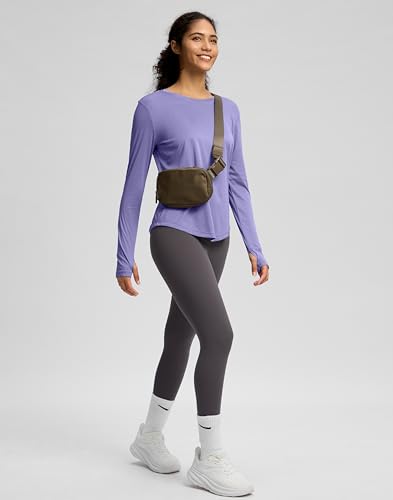 Image of Soothfeel Lightweight Long Sleeve Workout Tops for Women Gym Running Shirts | Quick Dry, Breathable, Moisture Wicking, UPF 50+ Sun Protection, Athletic Shirts for Running, Gym, Exercise, Yoga, Hiking