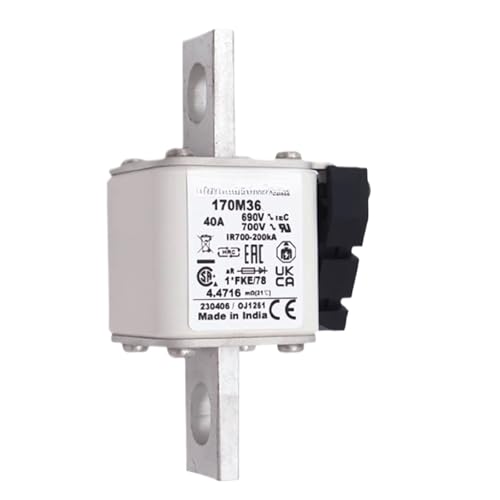 Fusible 170M3661 haute capacité de coupure pour réseau triphasé