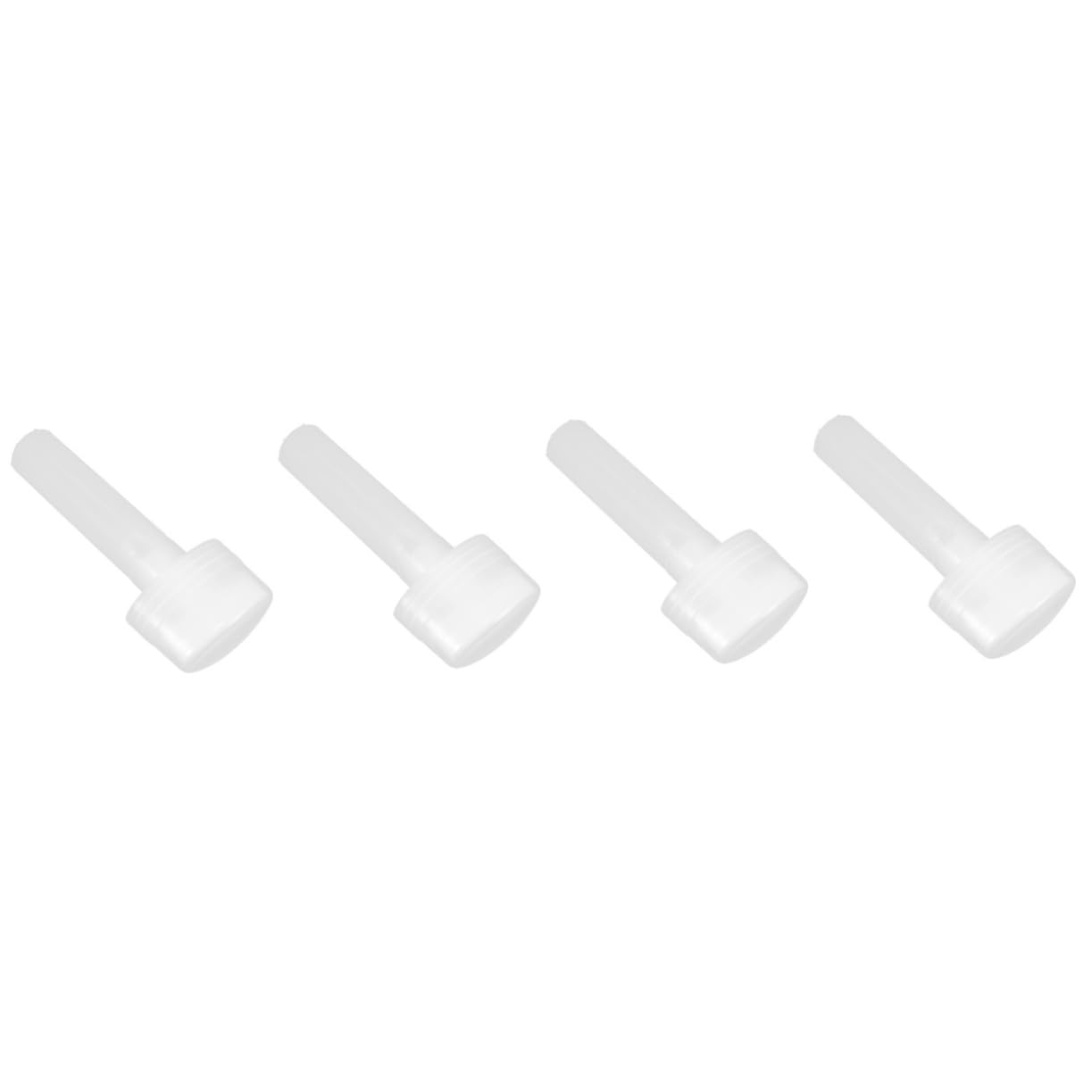 DOITOOL 4 Stück Leeres Stifthalterzubehör Double-end-dicker Marker-stift Textmarker Farbstift Nachfüllbar Graffiti-farbstifte Leere Farbtuben Befüllbarer Farbstift Plastik Weiß