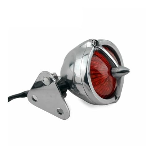 Feu LED rond arrière 12V haute visibilité pour customisation moto et chopper - 5
