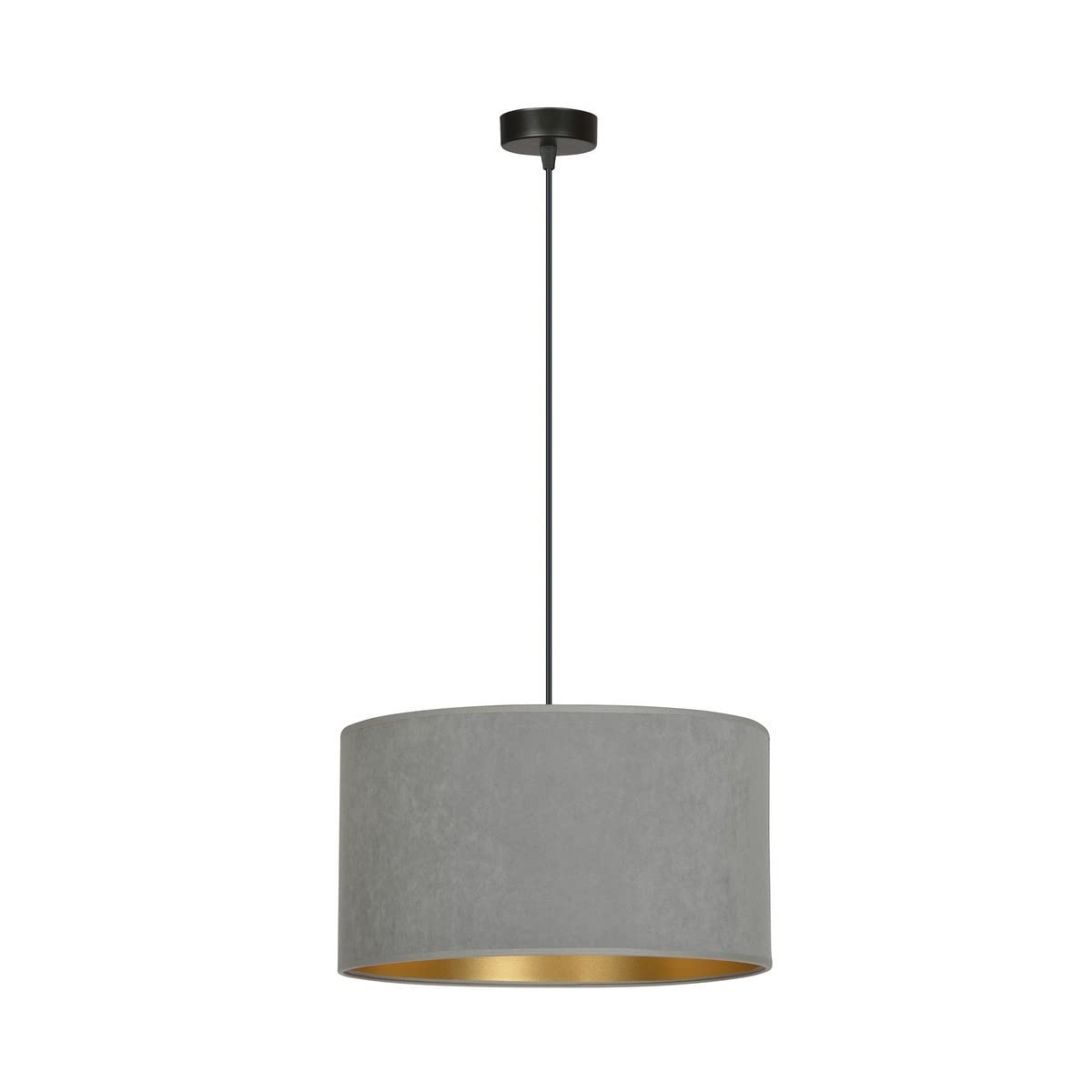 Foco de techo gris HILDE 1 BL GRAY EMIBIG Light con diseño minimalista