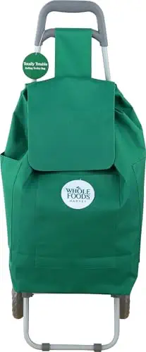 Rolling Trolley Bag, Non-Insulated, 10.6 Gallon
