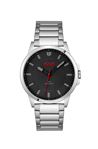 Hugo Reloj Analógico De Cuarzo Para Hombre Con Correa En Acero Inoxidable Plateada - 1530246 Hugo Reloj Analógico De Cuarzo Para Hombre Con Correa En Acero Inoxidable Plateada - 1530246