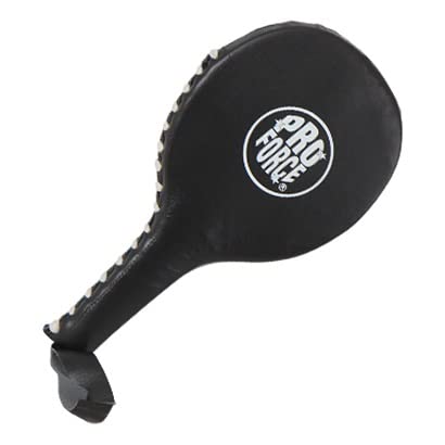 Proforce Black Leather Punch Paddlek Leather Punch Paddle