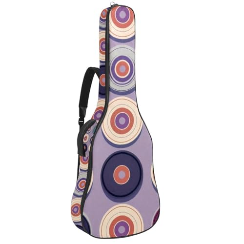 Sac pour guitare imperméable grand étui universel rembourré multi-poche
