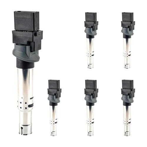 Image of PHILTOP Ignition Coil 6 Packs UF635 Fit for VW Atlas 2018-2020, Touareg 2009-2017, Passat 2012-2018, CC 2009-2016, Audi Q7 2009-2010