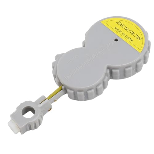 Cinta métrica giratoria con botón retráctil 6.56FT miniatura 4