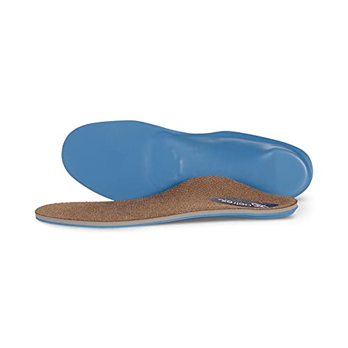 Image of Aetrex L2220 Memory Foam Posted Heel Plantar Fasciitis Insoles for Women - Flat Feet Balance Low Arch Support Inserts Women All Day