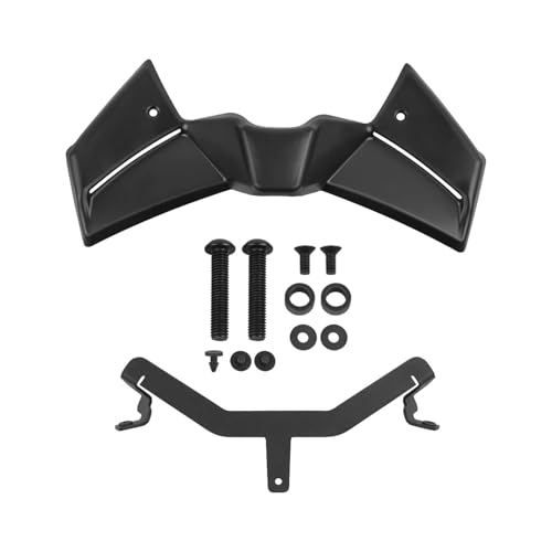 に適合するヤマハ MT09 MT-09 SP Y-AMT 2024 2025 用 オートバイ フロントウィング エアロダイナミック ネイキッド ウィングレット フロントスポイラー ダウンフォース フレームトリム(黒)