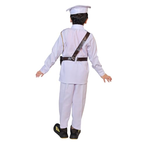 Image of Kaku Fancy Dresses Our Helper Costume for Boys & Girls | Social Helper Doctor, Nurse, Fireman, Postman, Teacher, Farmer Dress For Kids