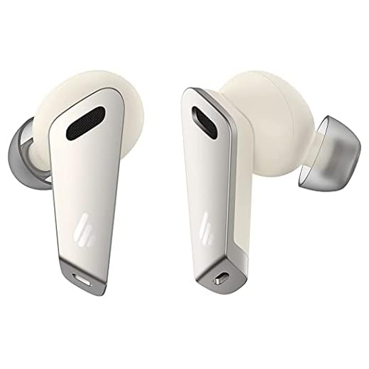 Fone de Ouvido Edifier Tws Nb2 Pro, Sem fio, Bluetooth 5.0, Com cancelamento de ruído híbrido, ANC, reprodução de 32 horas, Controle via app (Branco)