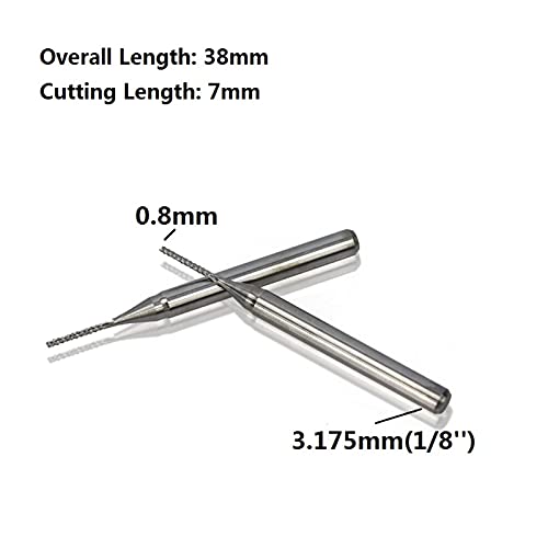 Fraises à graver en carbure de tungstène avec tige de 3.175mm pour atelier