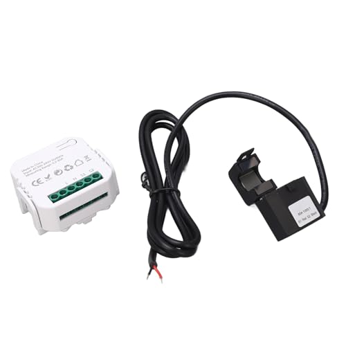 Image of Fafeicy Smart Electricity Meter, WiFi Clamp Power Monitor with Real Time Energy Tracking for Home and Office Black