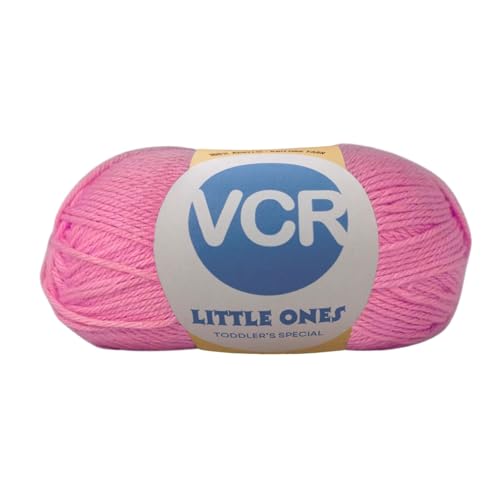 Image of VCR Dark Pink Yarn, 100 Grams Hank, 190 Meters Length, Acrylic Ball for Crochet and Knitting, Soft Crosia Threads, Pack of 1 Yarn, Suitable for DIY Crafts
