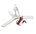 12V Ceiling Fan SENREAL 19.7" Portable Ceiling Fan Hanging Camping Tent Fans for Outdoor Gazebo Battery Powered Mini Ceiling Fan Silent Design Compatible Solar Power 12V Battery