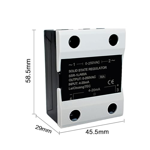 SSR-1VD 0-10VDC relais statique 25A monophasé pour commande SCR - 3