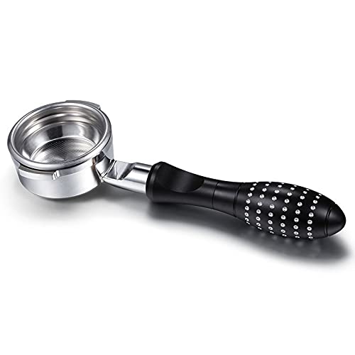Coffee Portafilter 58MM Alloy Coffee Machine Handle, Suitable for Breville 9 Series Espresso Machine Stainless Steel Coffee Filter Reusable espresso machine accessories (Color : B)